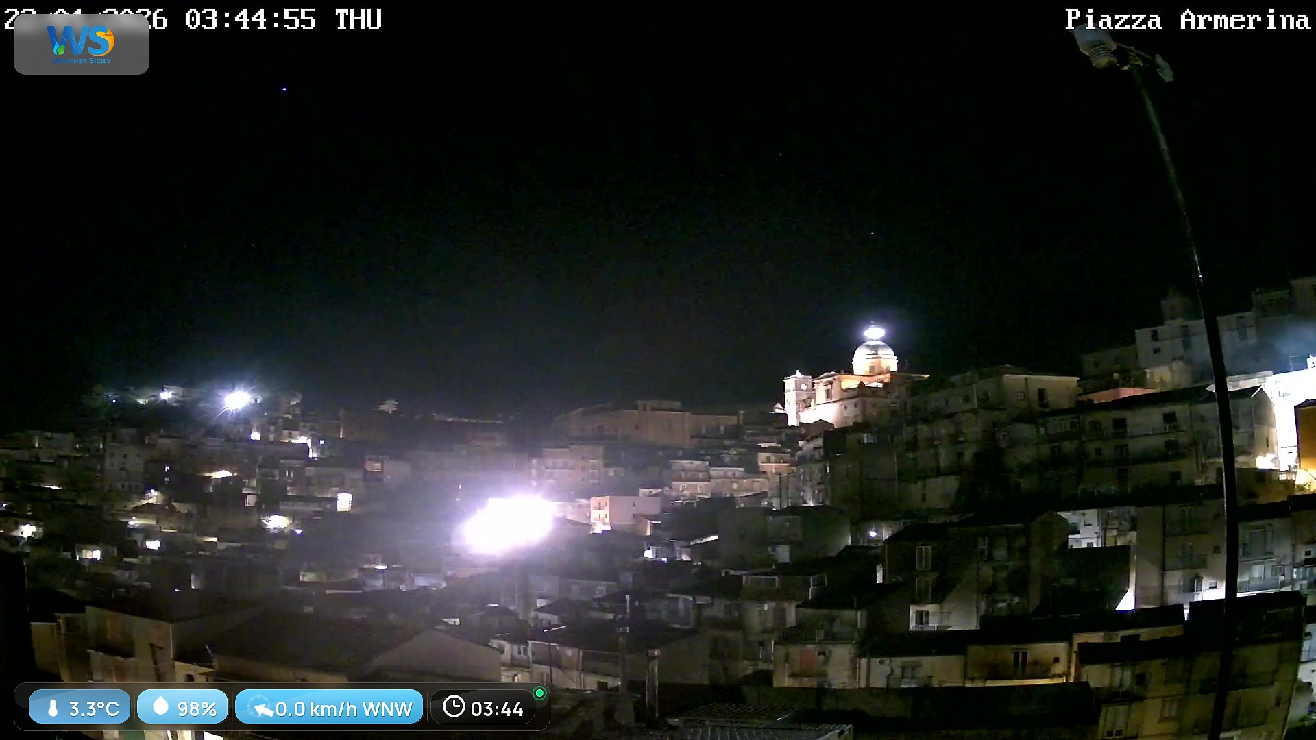 immagine della webcam nei dintorni di Enna: webcam Piazza Armerina