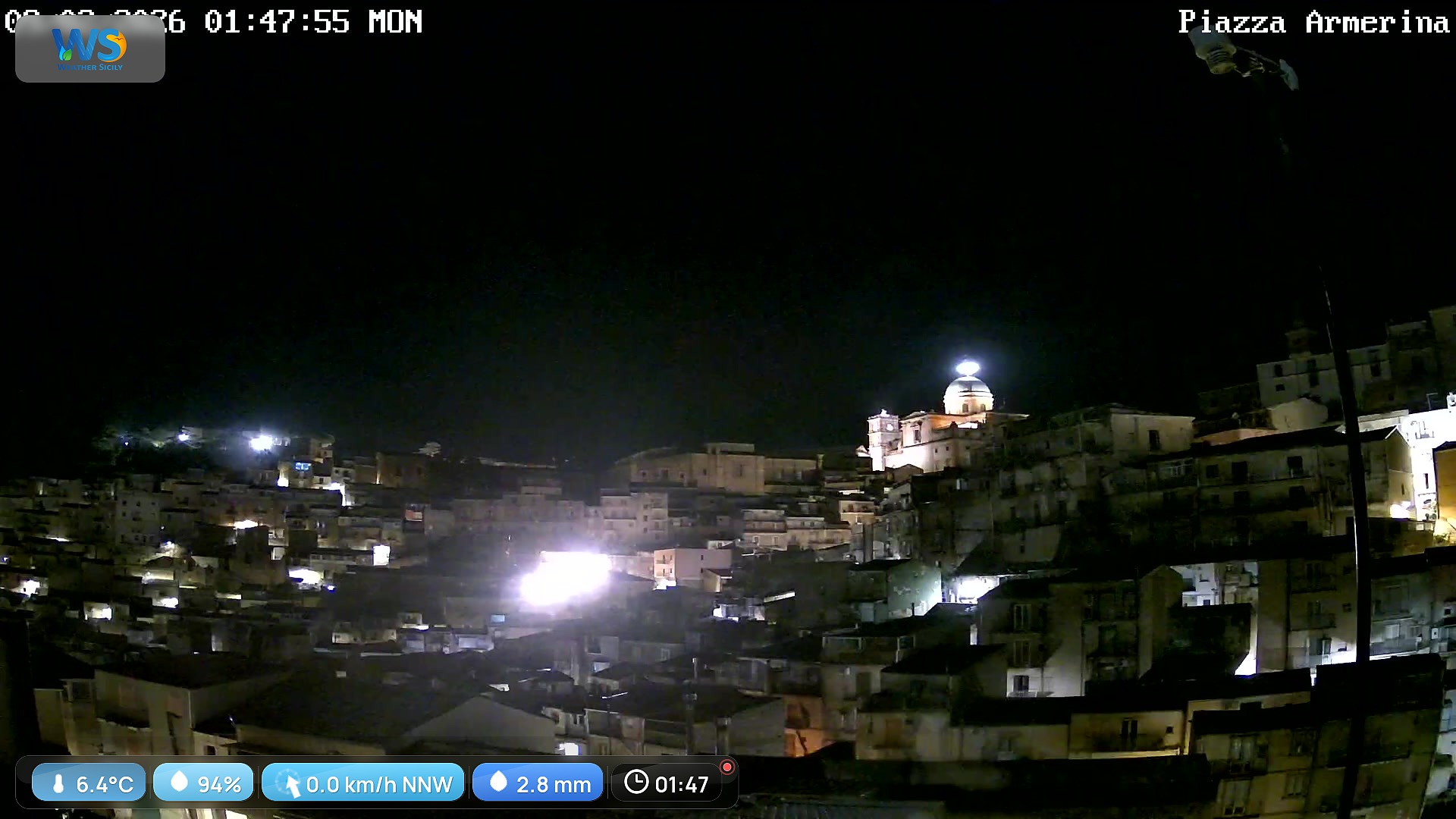 immagine della webcam nei dintorni di Agira: webcam Piazza Armerina