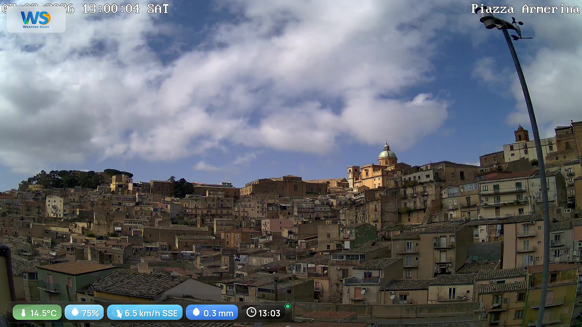 immagine della webcam nei dintorni di Niscemi: webcam Piazza Armerina
