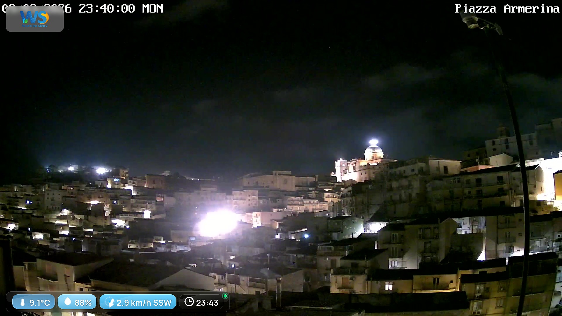 immagine della webcam nei dintorni di Enna: webcam Piazza Armerina