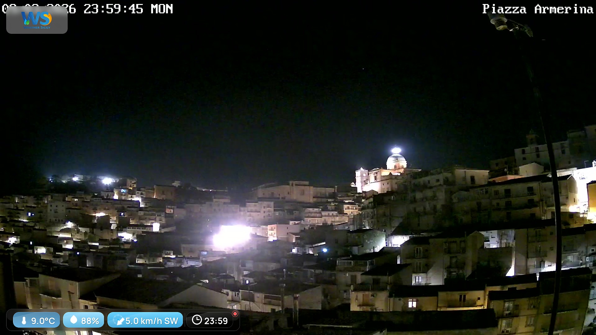 immagine della webcam nei dintorni di Enna: webcam Piazza Armerina