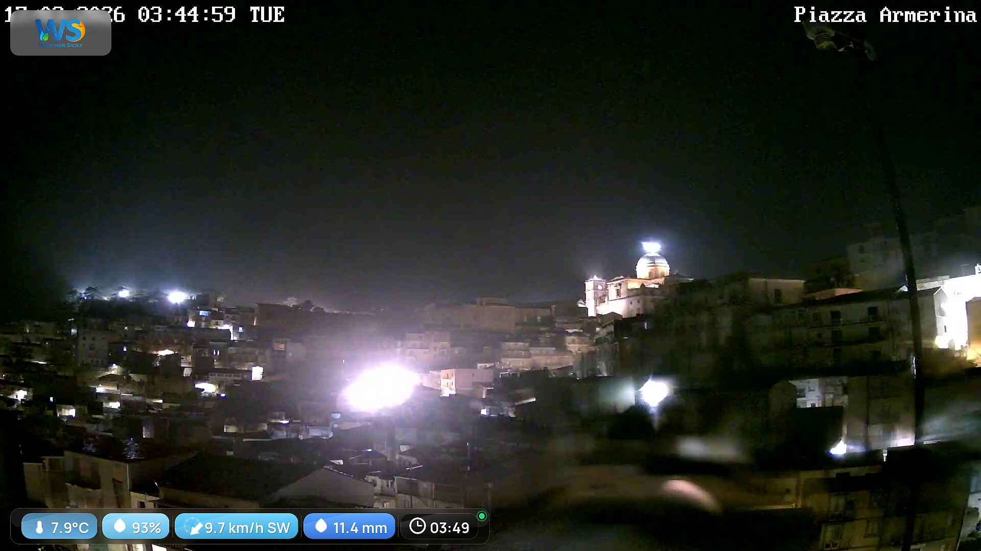 immagine della webcam nei dintorni di Mirabella Imbaccari: webcam Piazza Armerina