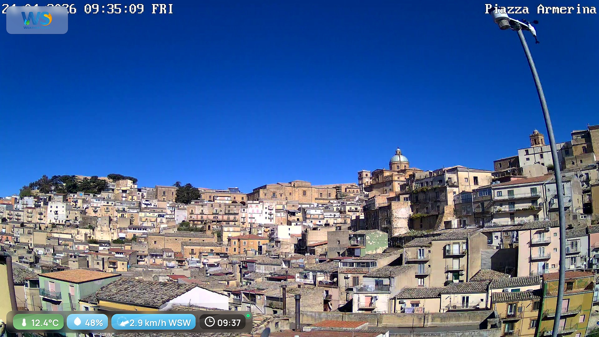 immagine della webcam nei dintorni di Enna: webcam Piazza Armerina