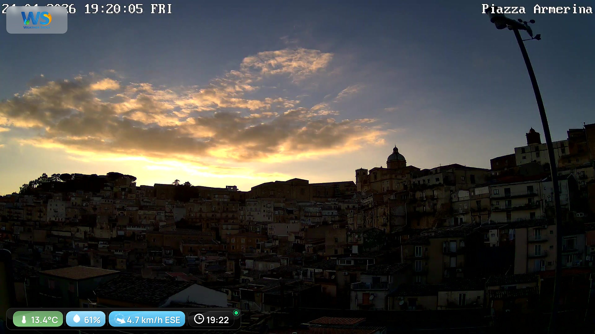 immagine della webcam nei dintorni di Niscemi: webcam Piazza Armerina