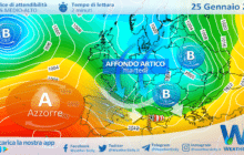 Sicilia: ventoso e variabile lunedì, in attesa del ritorno del freddo artico.