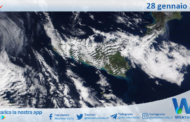 Sicilia: immagine satellitare Nasa di giovedì 28 gennaio 2021