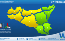 Sicilia: avviso rischio idrogeologico per domenica 07 febbraio 2021