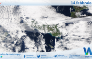 Sicilia: immagine satellitare Nasa di domenica 14 febbraio 2021