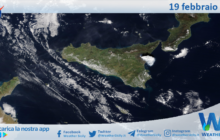 Sicilia: immagine satellitare Nasa di venerdì 19 febbraio 2021