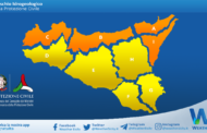 Emessa allerta arancio sul nord Sicilia, gialla altrove per sabato 20 marzo 2021.