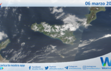 Sicilia: immagine satellitare Nasa di sabato 06 marzo 2021