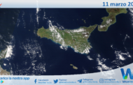 Sicilia: immagine satellitare Nasa di giovedì 11 marzo 2021