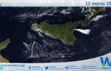 Sicilia: immagine satellitare Nasa di venerdì 12 marzo 2021