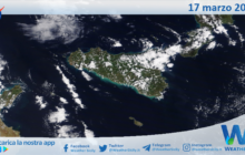 Sicilia: immagine satellitare Nasa di mercoledì 17 marzo 2021