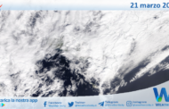 Sicilia: immagine satellitare Nasa di domenica 21 marzo 2021