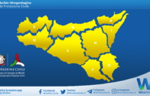 Sicilia: emessa allerta meteo gialla per giovedì 15 aprile 2021