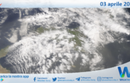 Sicilia: immagine satellitare Nasa di sabato 03 aprile 2021