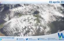 Sicilia: immagine satellitare Nasa di sabato 03 aprile 2021