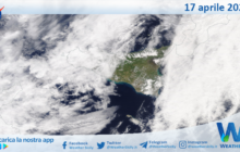 Sicilia: immagine satellitare Nasa di sabato 17 aprile 2021