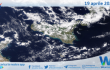 Sicilia: immagine satellitare Nasa di lunedì 19 aprile 2021