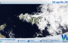 Sicilia: immagine satellitare Nasa di sabato 24 aprile 2021