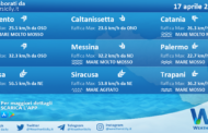 Sicilia: condizioni meteo-marine previste per sabato 17 aprile 2021