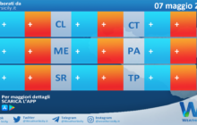 Temperature previste per venerdì 07 maggio 2021 in Sicilia