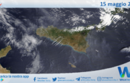 Sicilia: immagine satellitare Nasa di sabato 15 maggio 2021