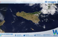 Sicilia: immagine satellitare Nasa di domenica 30 maggio 2021