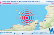 Sicilia: scossa di terremoto magnitudo 2.6 nei pressi di Costa Siciliana nord-orientale (Messina)