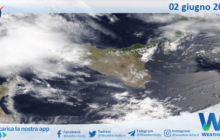 Sicilia: immagine satellitare Nasa di mercoledì 02 giugno 2021