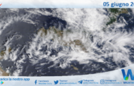 Sicilia: immagine satellitare Nasa di sabato 05 giugno 2021