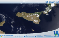 Sicilia: immagine satellitare Nasa di venerdì 11 giugno 2021