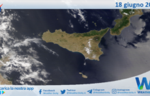 Sicilia: immagine satellitare Nasa di venerdì 18 giugno 2021