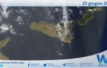 Sicilia: immagine satellitare Nasa di sabato 19 giugno 2021