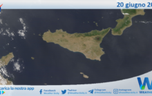 Sicilia: immagine satellitare Nasa di domenica 20 giugno 2021