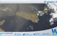 Sicilia: immagine satellitare Nasa di martedì 22 giugno 2021