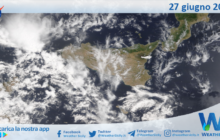 Sicilia: immagine satellitare Nasa di domenica 27 giugno 2021