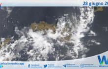 Sicilia: immagine satellitare Nasa di lunedì 28 giugno 2021