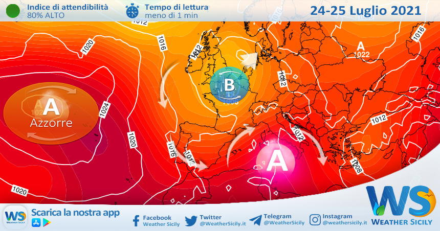 L'anticiclone africano abbraccia la Sicilia nel weekend: caldo in netto aumento!