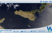 Sicilia: immagine satellitare Nasa di domenica 04 luglio 2021