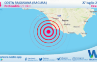 Sicilia: scossa di terremoto magnitudo 3.4 nei pressi di Costa Ragusana (Ragusa)