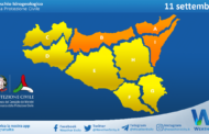 Sicilia: emessa allerta meteo arancione tra palermitano e messinese per sabato 11 settembre 2021