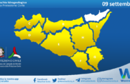 Sicilia: avviso rischio idrogeologico per giovedì 09 settembre 2021