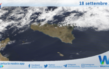 Sicilia: immagine satellitare Nasa di sabato 18 settembre 2021