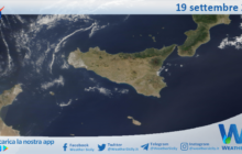 Sicilia: immagine satellitare Nasa di domenica 19 settembre 2021