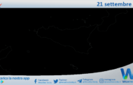 Sicilia: immagine satellitare Nasa di martedì 21 settembre 2021