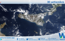 Sicilia: immagine satellitare Nasa di giovedì 30 settembre 2021