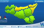 Sicilia: avviso rischio idrogeologico per lunedì 11 ottobre 2021