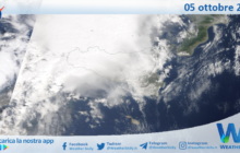 Sicilia: immagine satellitare Nasa di martedì 05 ottobre 2021